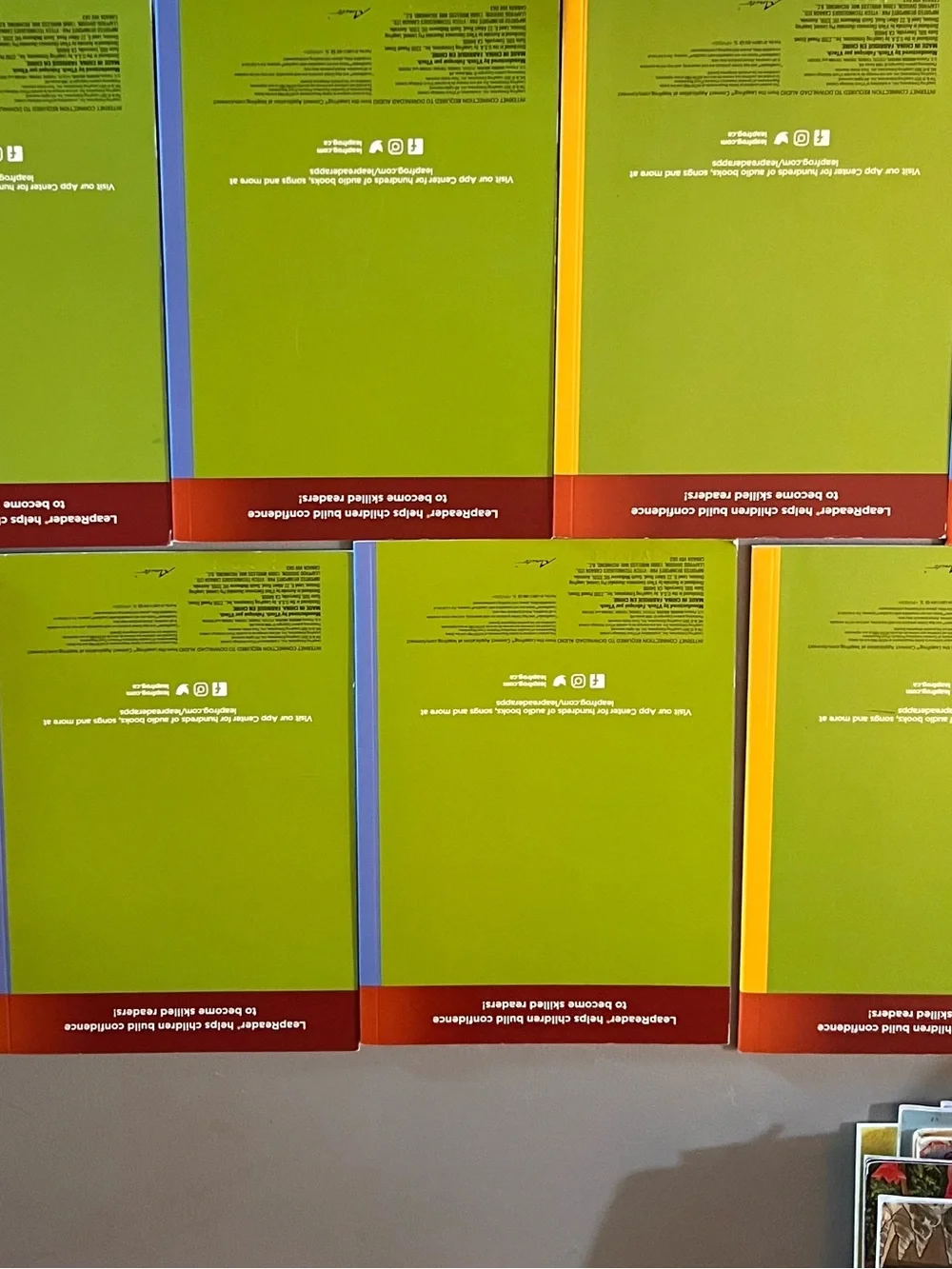 LeapFrog LeapReader Early Reading Books Bundle of 9 Learn to Read Set